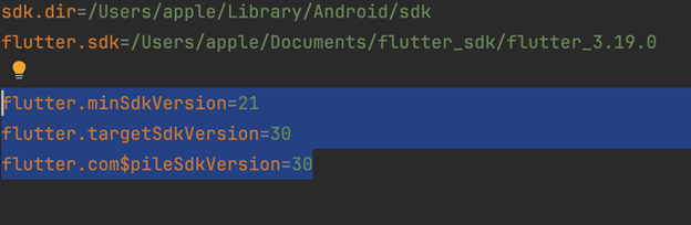 android app folder