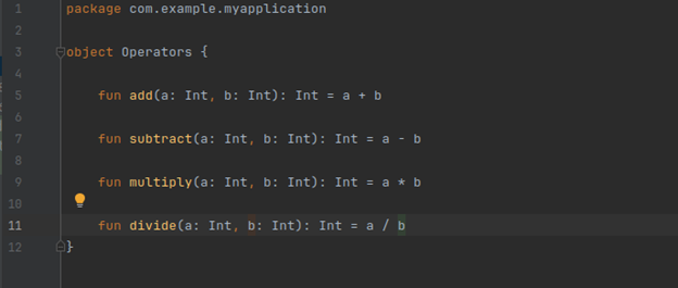 set of functions of calculator operations