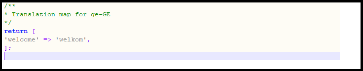 get translated strings